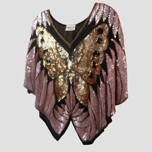 Swee Lo vintage butterfly top